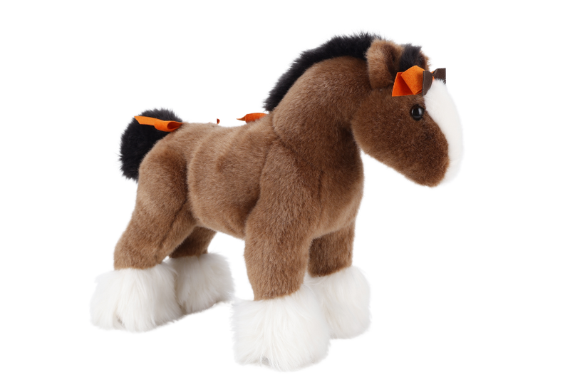 HERMES FABRIC SMALL HERMY THE HORSE PLUSH TOY