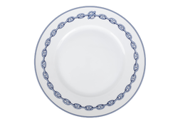 HERMES CHAIN D'ANCRE PORCELAIN PLATE WITH BOX