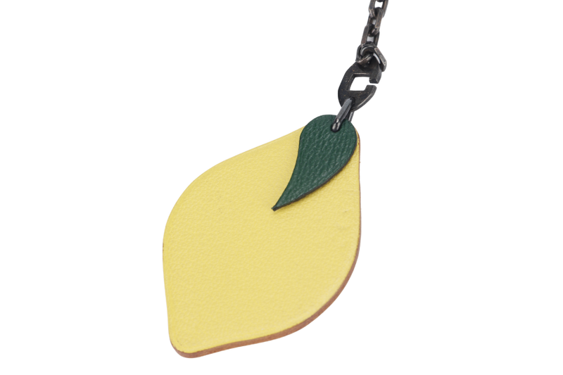 HERMES LEMON ICON BAG CHARM