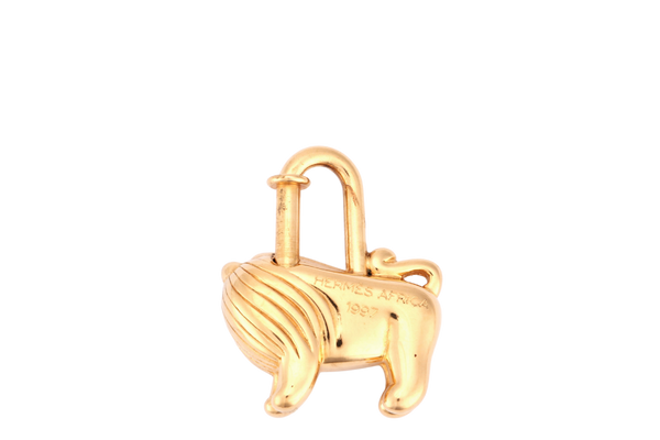 HERMES LION GOLD LOCK NO BOX