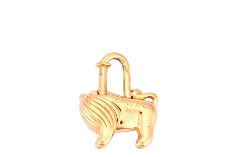 HERMES LION GOLD LOCK NO BOX