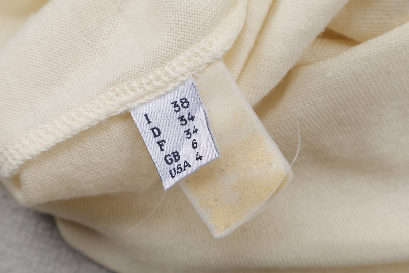 MOSCHINO CHEAP AND CHIC YELLOW KNITTED BLOUSE