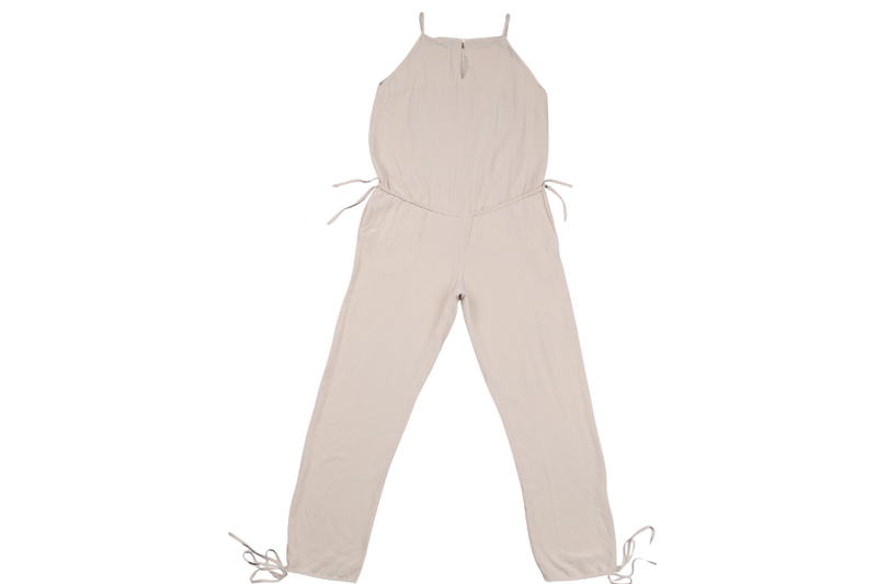 VANESSABRUNO BEIGE SILK JUMPSUIT 34