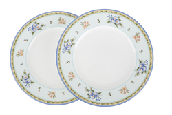 TIFFANY MORNING GLORY PORCELAIN ROUND PLATE NO BOX