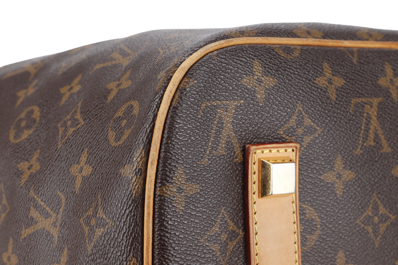 LOUIS VUITTON EDEN NOE 2WAYS BAG (M43520) BROWN MONOGRAM CANVAS GOLD HARDWARE WITH STRAP AND DUST COVER