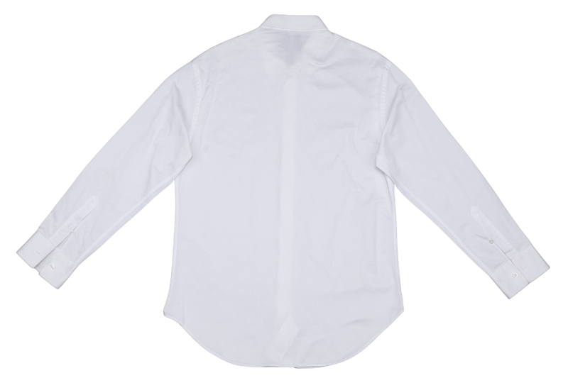 EMPORIO ARMANI MEN WHITE SHIRT WITH COLLAR SIZE 43/17