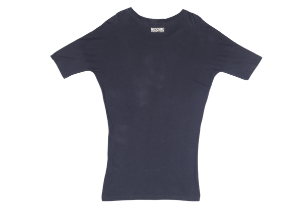 MOSCHINO CHEAP AND CHIC DARK BLUE T-SHIRT