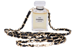 Chanel N5 Perfume Pendant Necklace GOLD HARDWARE NO DUST COVER