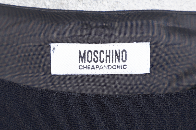 MOSCHINO CHEAP AND CHIC BLACK DRESS