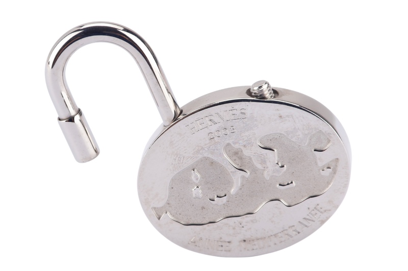 HERMES 2003 LE ANNEE MEDITERRANEE LOCK WITH BOX