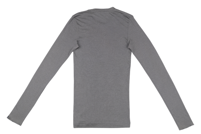 DOLCE & GABBANA GREY LONG SLEEVE T-SHIRT 46
