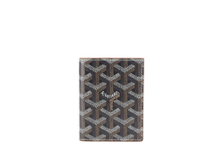 GOYARD SAINT-MARC CARD WALLET BLACK AND TAN COLOR WITH BOX