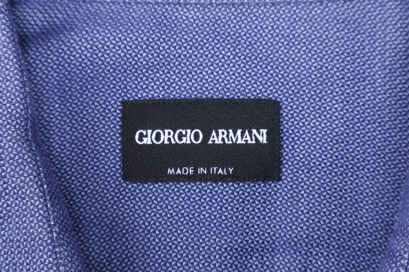 GIORGIO ARMANI BLUE SHIRTS 41/16