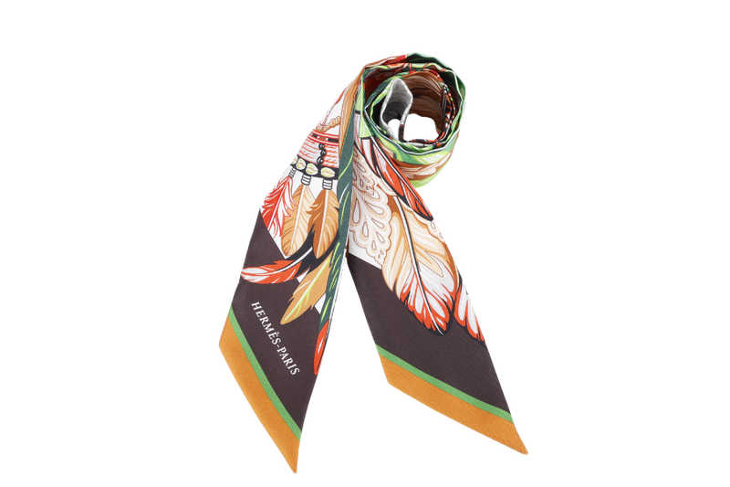 HERMES 1920 DANSE PACIFIQUE GREEN TWILLY