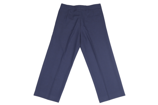 ACNE STUDIOS BLUE COLOR POLYSTER LONG PANTS SIZE 46