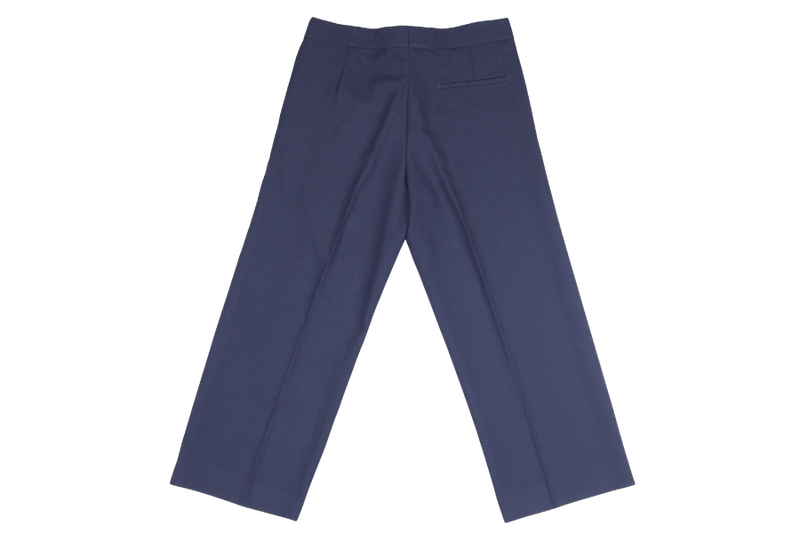 ACNE STUDIOS BLUE COLOR POLYSTER LONG PANTS SIZE 46