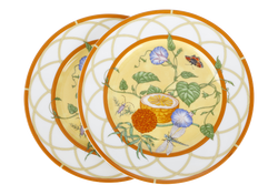 HERMES LA SIESTA PORCELAIN PLATE WITH BOX