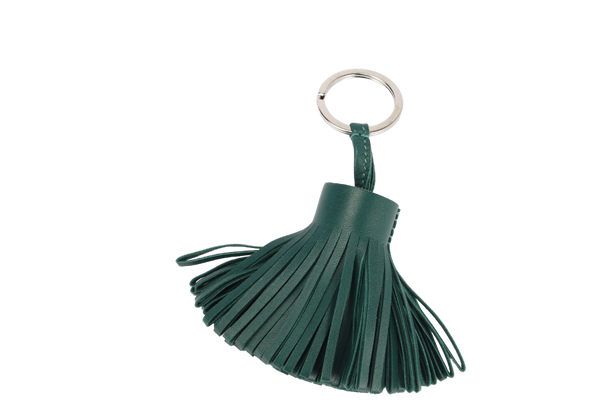 Hermes Carmen Key Chain, Malachite Color