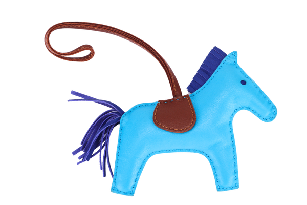 HERMES RODEO HORSE BLUE AZTEC