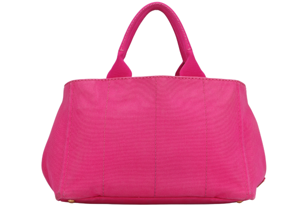 PRADA CANAPA TOTE PINK DENIM WITH STRAP NO CARD & DUST COVER