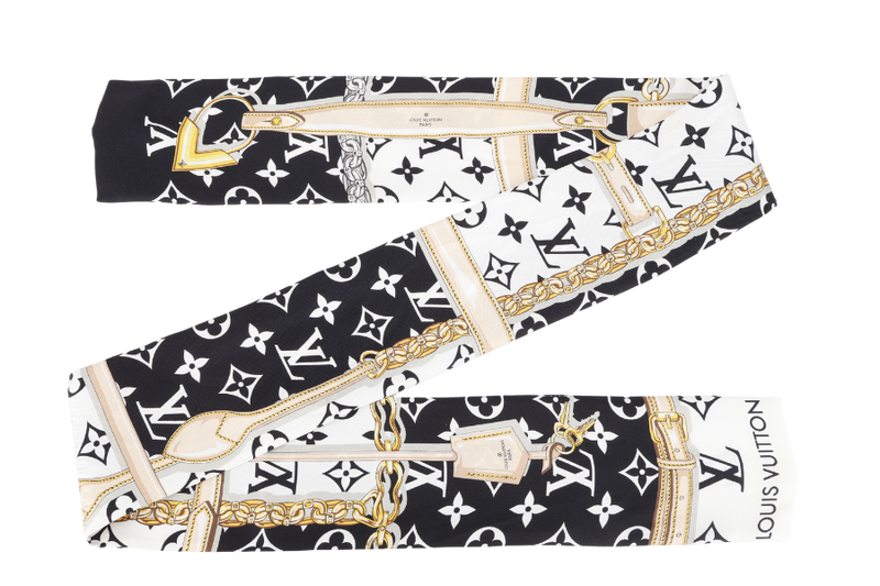 L0UIS VUITTON BLACK MONOGRAM CONFIDENTIAL BANDEAU (M78656)
