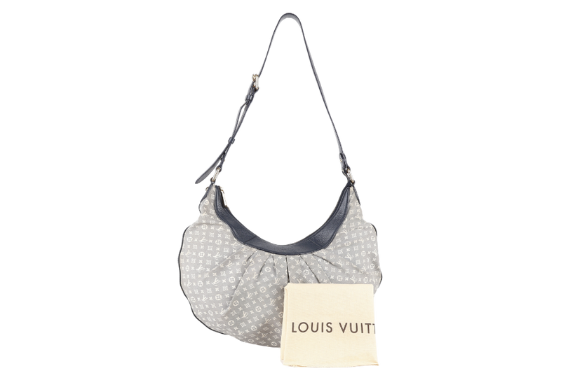 LOUIS VUITTON M40404 IDYLLE RHAPSODY MM NAVY BLUE MONOGRAM CANVAS GOLD HARDWARE WITH DUST COVER