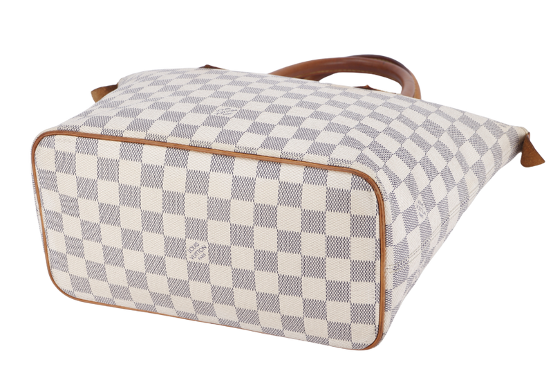LOUIS VUITTON N51186 SALEYA (VI4027) PM SIZE DAMIER AZUR CANVAS, NO DUST COVER