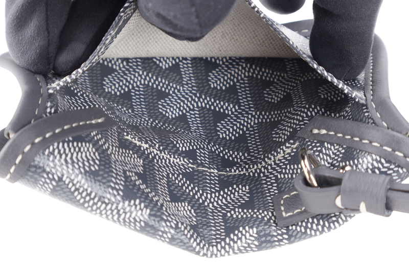 GOYARD ANJOU MINI BAG GREY COLOR WITH DUST COVER