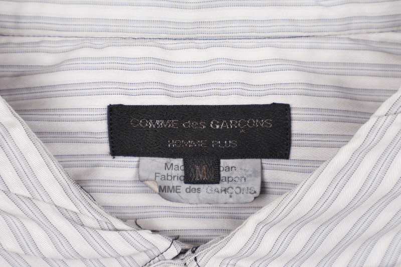 COMME DES GARCONS HOMME PLUS SIZE M PM-B020 GREY STRIPED