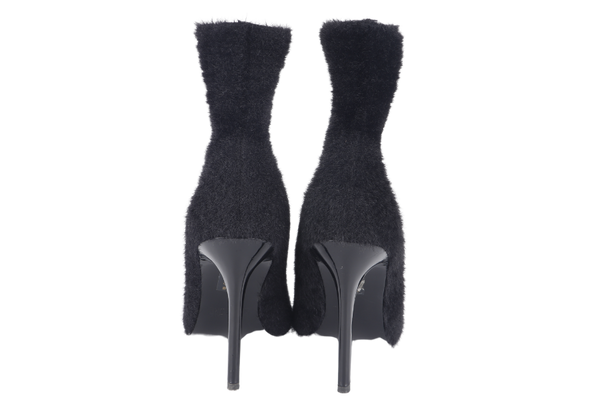 VERSACE JEANS COUTURE FUR BOOT HEELS SIZE 38