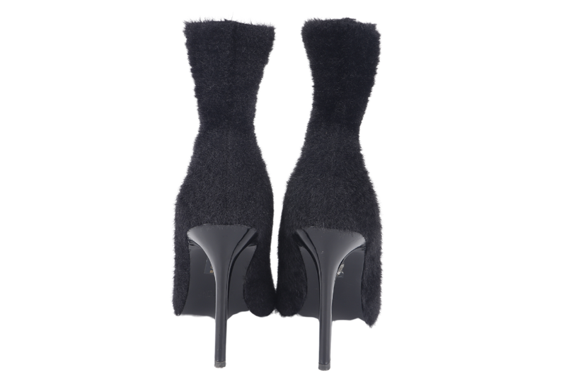 VERSACE JEANS COUTURE FUR BOOT HEELS SIZE 38