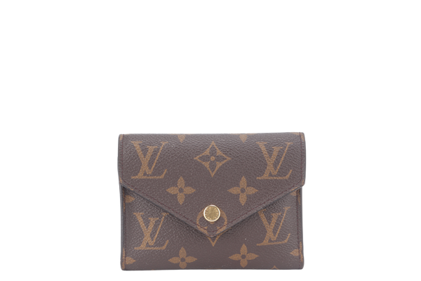 LOUIS VUITTON M62360 VICTORINE WALLET MONOGRAM COATED CANVAS GOLD HARDWARE NO DUST COVER