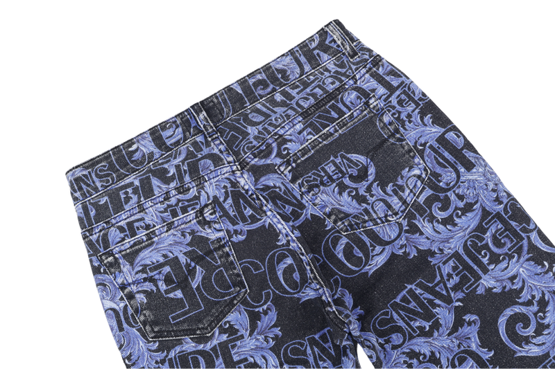 VERSACE JEANS COUTURE MOTIF BLUE LADY JEANS SIZE 28