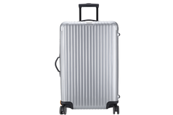 RIMOWA CHECK IN LUGGAGE 29_ GREY POLYCARBONATE BLACK HARDWARE