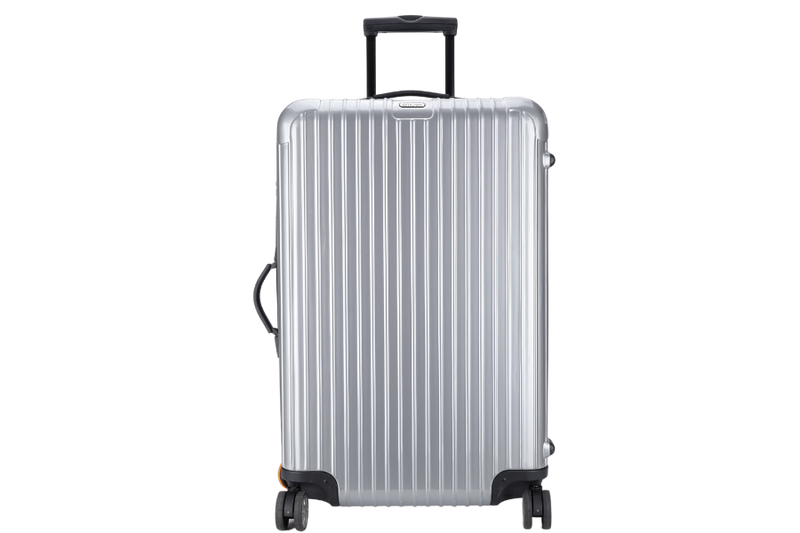RIMOWA CHECK IN LUGGAGE 29_ GREY POLYCARBONATE BLACK HARDWARE