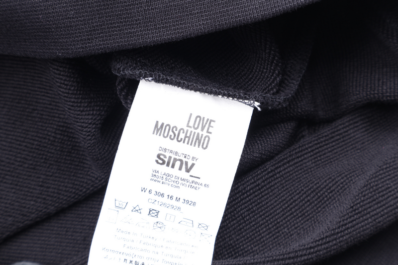LOVE MOSCHINO BLACK SWEATSHIRT