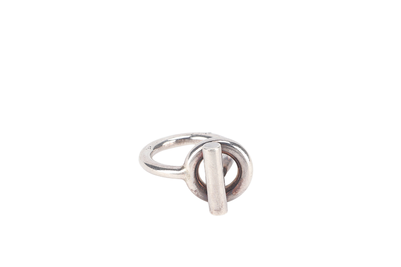 HERMES ECHAPPEE RING AG925 SILVER WITH BOX