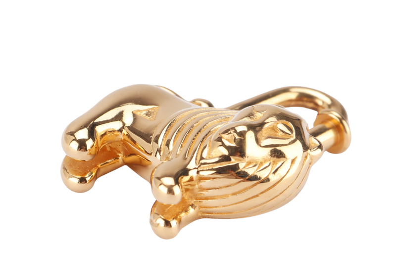 HERMES LION GOLD LOCK NO BOX