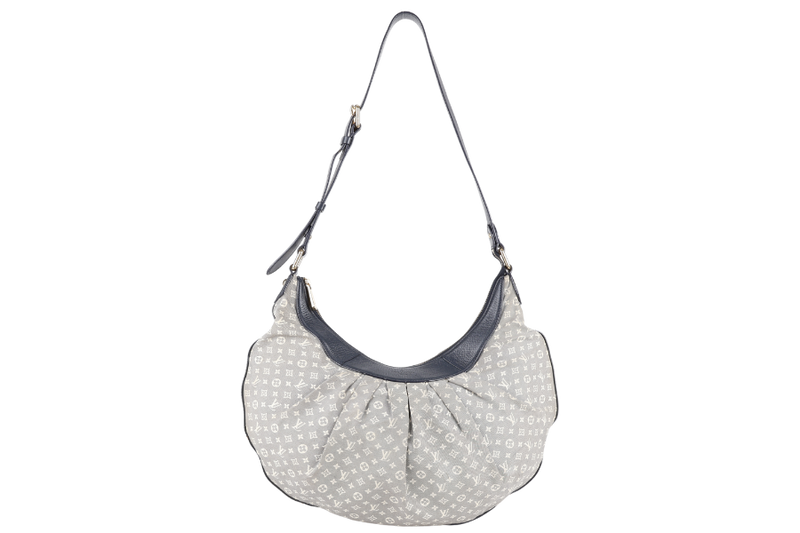 LOUIS VUITTON M40404 IDYLLE RHAPSODY MM NAVY BLUE MONOGRAM CANVAS GOLD HARDWARE WITH DUST COVER