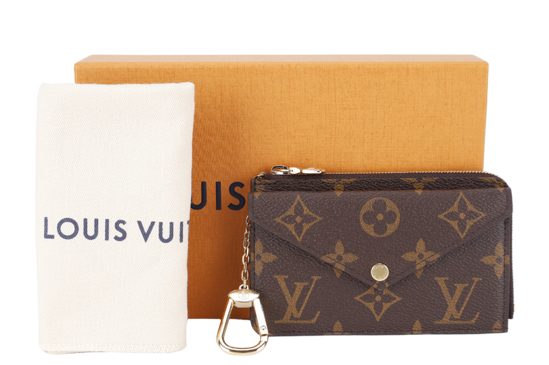 LOUIS VUITTON M69431 CARD HOLDER RECTO VERSO MONOGRAM WITH DUST COVER AND BOX