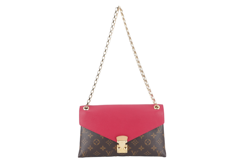 LOUIS VUITTON MONOGRAN CANVAS PALLAS CHAIN BAG NO DUST COVER