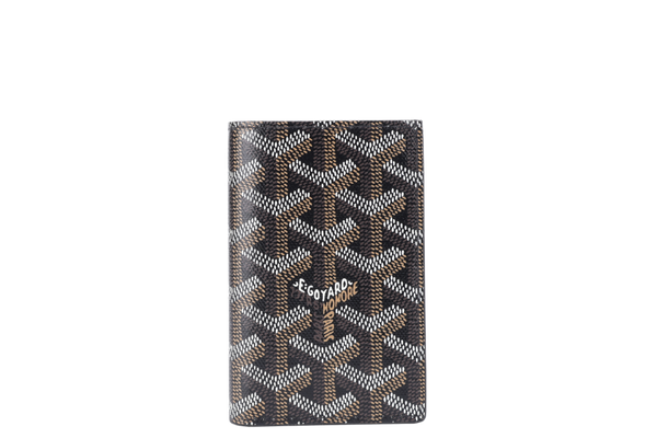 GOYARD SAINT-PIERRE CARD WALLET BLACK COLOR WITH BOX
