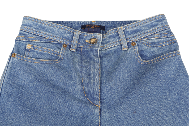 LOUIS VUITTON LADIES DENIM JEANS SIZE 38