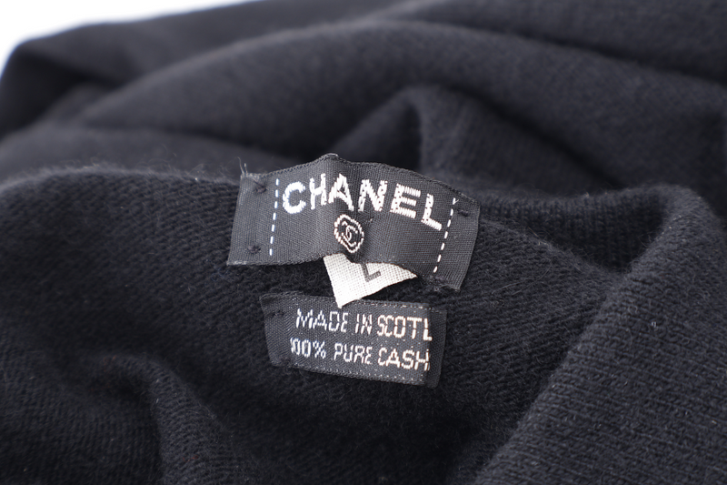 CHANEL COTTON T-SHIRT LONG SLEEVE SIZE L