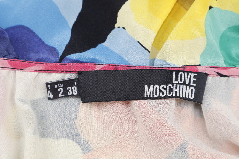 LOVE MOSCHINO FLORAL PRINT DRESS
