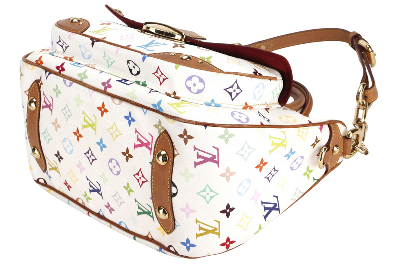LOUIS VUITTON TAKASHI MURAKAMI MULTICOLOR BAG, WITH STRAP & DUST COVER