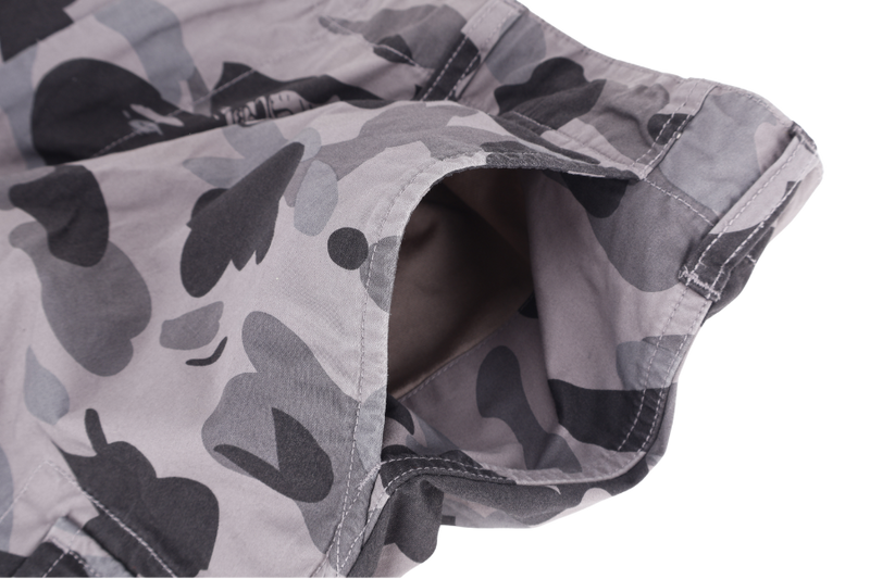 BAPE URSUS MILITARY SHORTS GREY 2XL