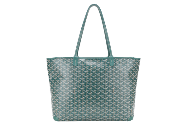GOYARD ARTOIS MM GREEN GOYARDINE NO DUST COVER