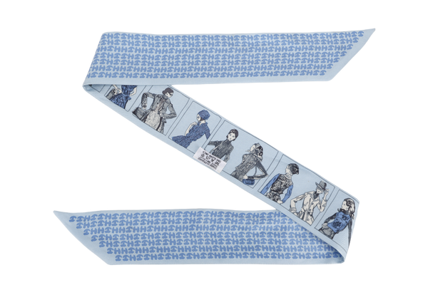 HERMES SKY BLUE PRINTEMPS ETE 69 AUTOMNE HIVER 70 TWILLY