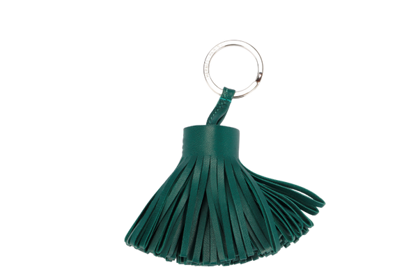 Hermes Carmen Key Chain, Malachite Color